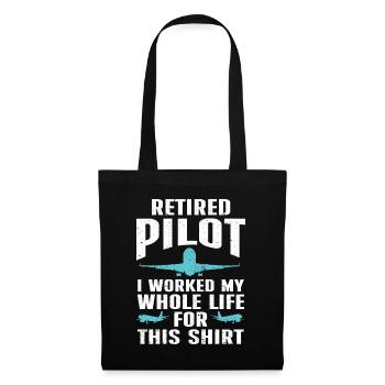 Pilot Quote Flight Lover Aircraft Aviation - Tote Bag - black - Front