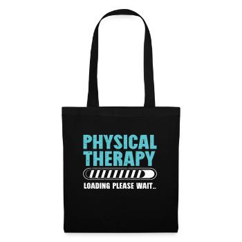 Physiotherapeut Physio Physiotherapie - Stoffbeutel - Schwarz - Vorne