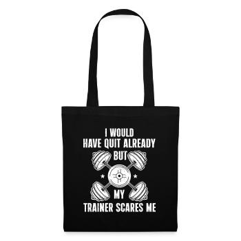 Personal Trainer Coach Gym Workout Fitness Trainer - Tote Bag - black - Front