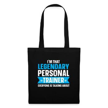 Personal Trainer Coach Gym Workout Fitness Trainer - Tote Bag - black - Front