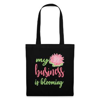 Designer floral Fleuriste Fleuriste Fleuriste - Sac en tissu - noir - Devant