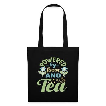 Designer floral Fleuriste Fleuriste Fleuriste - Sac en tissu - noir - Devant