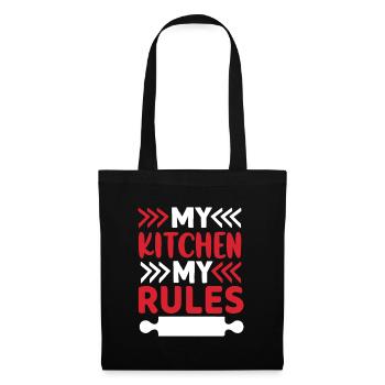 Cuisson Jeu de mots Cuire Cuisinier Chef Boulanger - Sac en tissu - noir - Devant