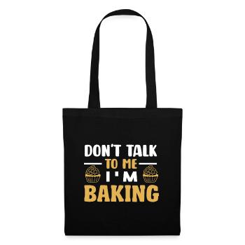 Cuisson Jeu de mots Cuire Cuisinier Chef Boulanger - Sac en tissu - noir - Devant