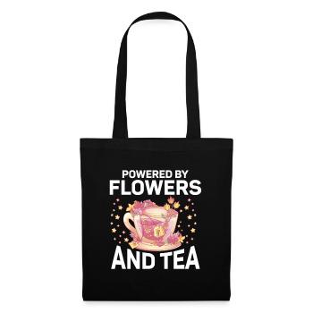 Designer floral Fleuriste Fleuriste Fleuriste - Sac en tissu - noir - Devant