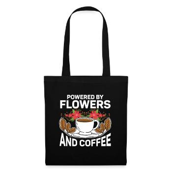 Designer floral Fleuriste Fleuriste Fleuriste - Sac en tissu - noir - Devant