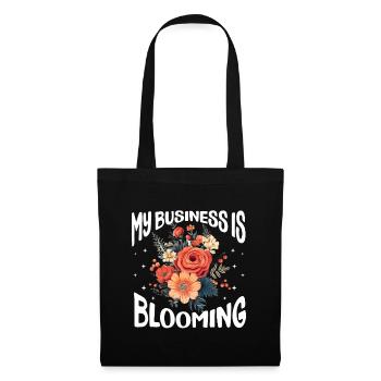 Designer floral Fleuriste Fleuriste Fleuriste - Sac en tissu - noir - Devant