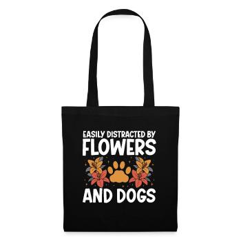 Designer floral Fleuriste Fleuriste Fleuriste - Sac en tissu - noir - Devant