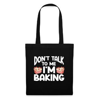 Cuisson Jeu de mots Cuire Cuisinier Chef Boulanger - Sac en tissu - noir - Devant