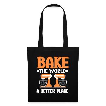 Cuisson Jeu de mots Cuire Cuisinier Chef Boulanger - Sac en tissu - noir - Devant
