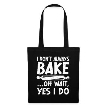 Cuisson Jeu de mots Cuire Cuisinier Chef Boulanger - Sac en tissu - noir - Devant