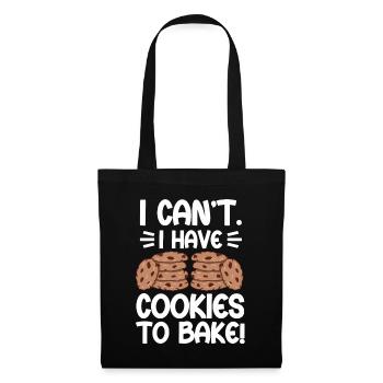 Cuisson Jeu de mots Cuire Cuisinier Chef Boulanger - Sac en tissu - noir - Devant