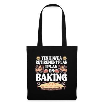 Cuisson Jeu de mots Cuire Cuisinier Chef Boulanger - Sac en tissu - noir - Devant