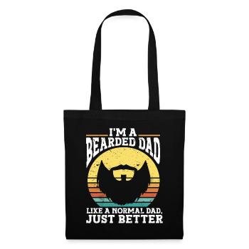 Beards Sayings For Men Bearded Father - Tote Bag - black - Front