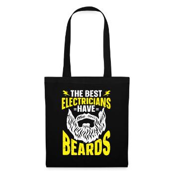 Beards Sayings For Men Bearded Father - Tote Bag - black - Front