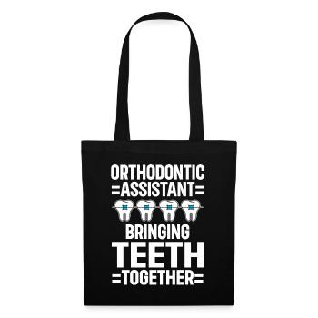Orthodontist Orthodontic Dental - Tote Bag - black - Front