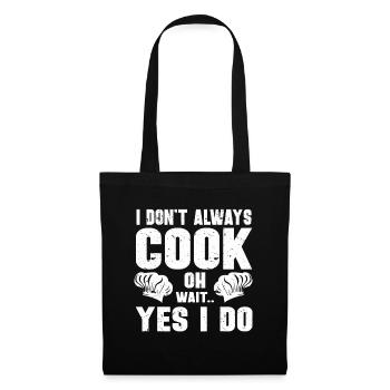 Chef Chef de cuisine - Sac en tissu - noir - Devant