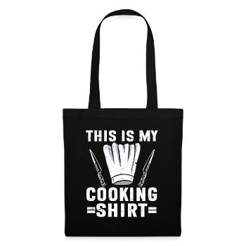 Chef Chef de cuisine - Sac en tissu - noir - Devant