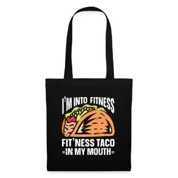 Taco Lover Food Quote Taco - Tote Bag - black - Front