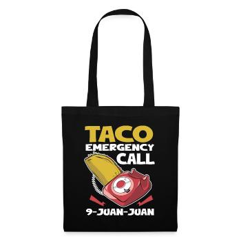 Taco Lover Food Quote Taco - Tote Bag - black - Front