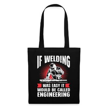 Welder Welding - Tote Bag - black - Front