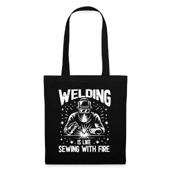 Welder Welding - Tote Bag - black - Front