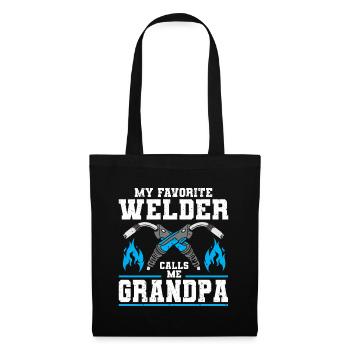 Welder Welding - Tote Bag - black - Front
