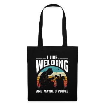 Welder Welding - Tote Bag - black - Front
