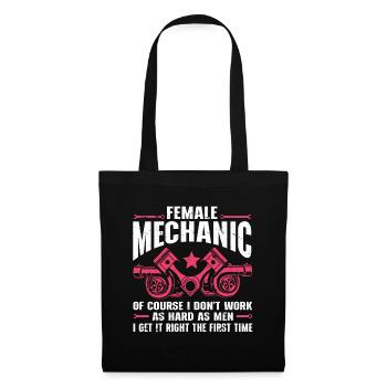 Mécanicien - Sac en tissu - noir - Devant