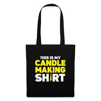 Candle Maker Candle Making - Tote Bag - black - Front