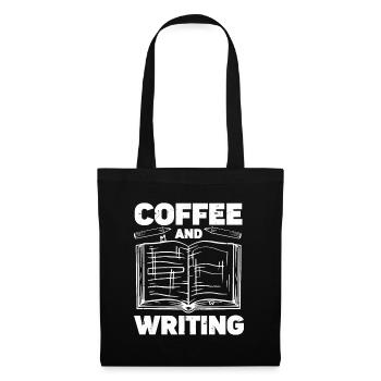 Author Writing - Tote Bag - black - Front