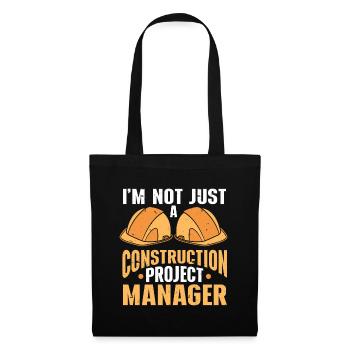 Construction Project Manager - Tote Bag - black - Front