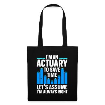 Actuary Statistician - Tote Bag - black - Front