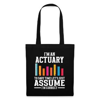 Actuary Statistician - Tote Bag - black - Front