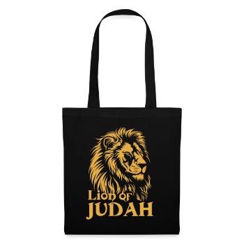Löwe von Juda Jesus Christus Christ Lion de Juda - Sac en tissu - noir - Devant