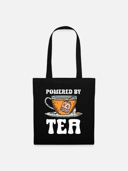 Teetrinker Tee - Stoffbeutel - Schwarz