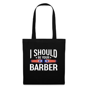 Coiffeuse - Sac en tissu - noir - Devant