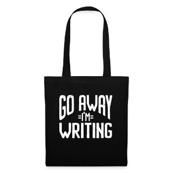 Author Writer - Tote Bag - black - Front
