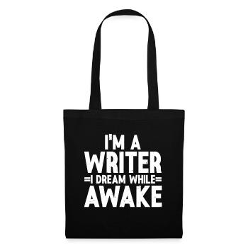 Author Writer - Tote Bag - black - Front