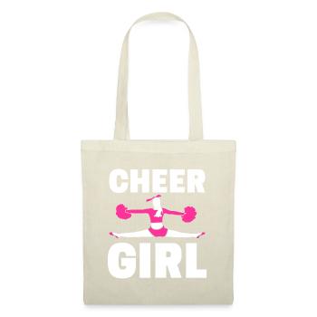 Cheerleading Cheerleader Base Flyer - Stoffbeutel - Natur - Vorne