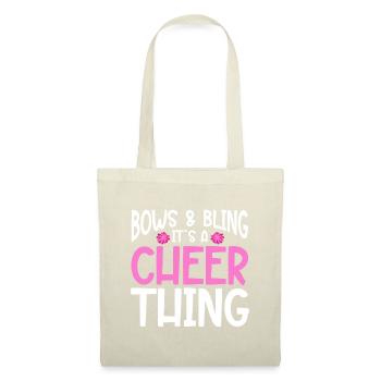 Cheerleading Cheerleader Base Flyer - Stoffbeutel - Natur - Vorne