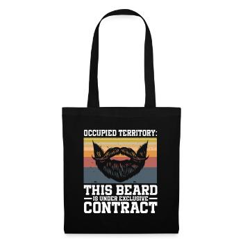 Beard Saying Bearded Father Husband - Tote Bag - black - Front