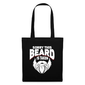 Beard Saying Bearded Father Husband - Tote Bag - black - Front