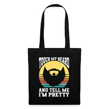 Beard Saying Bearded Father Husband - Tote Bag - black - Front