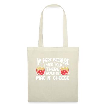 Mac And Cheese Makkaroni - Stoffbeutel - Natur - Vorne