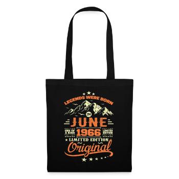 June 1966 Original Born June 1966 Birthday - Tote Bag - black - Front