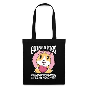 Guinea Pig Pet - Tote Bag - black - Front