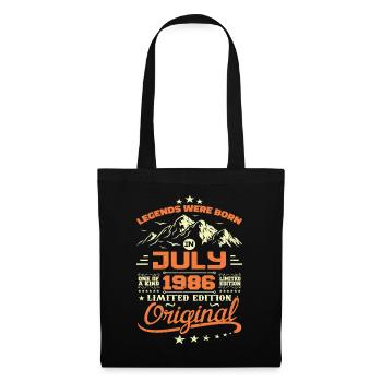 July 1986 Birthday Gift July 1986 - Tote Bag - black - Front