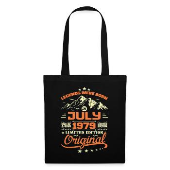 Juillet 1979 Cadeau D’anniversaire Juillet 1979 - Sac en tissu - noir - Devant