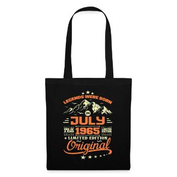 Juillet 1965 Cadeau D’anniversaire Juillet 1965 - Sac en tissu - noir - Devant